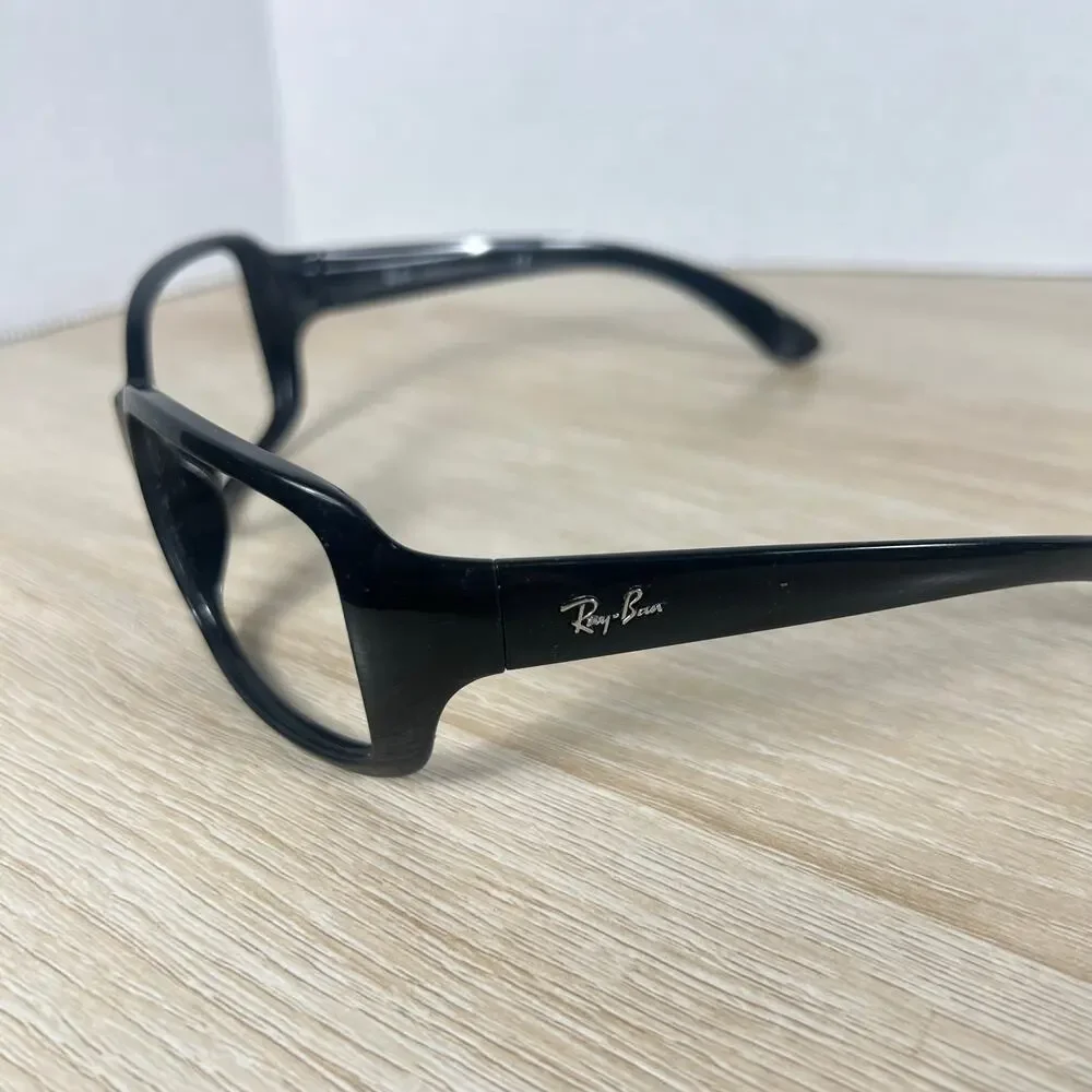 Ray-Ban RB4068 601 Sunglasses Black FRAMES ONLY Wrap Made in Italy